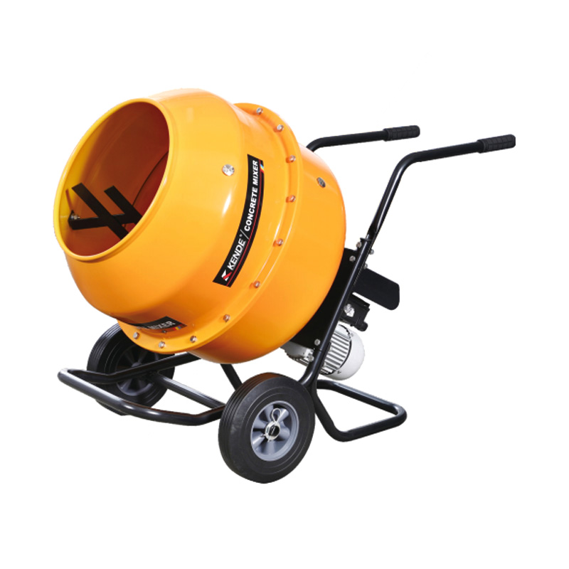 Бетономешалка HCM-130L с роликовой опорой с ручным управлением и точной разгрузкой